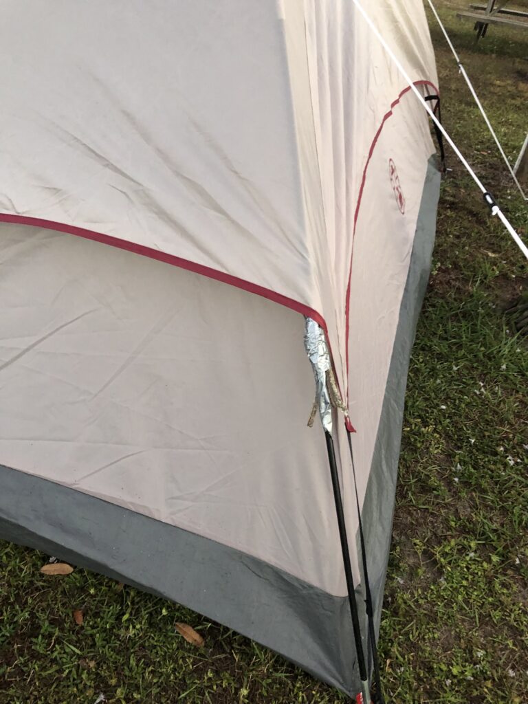 Tent troubles at the campground